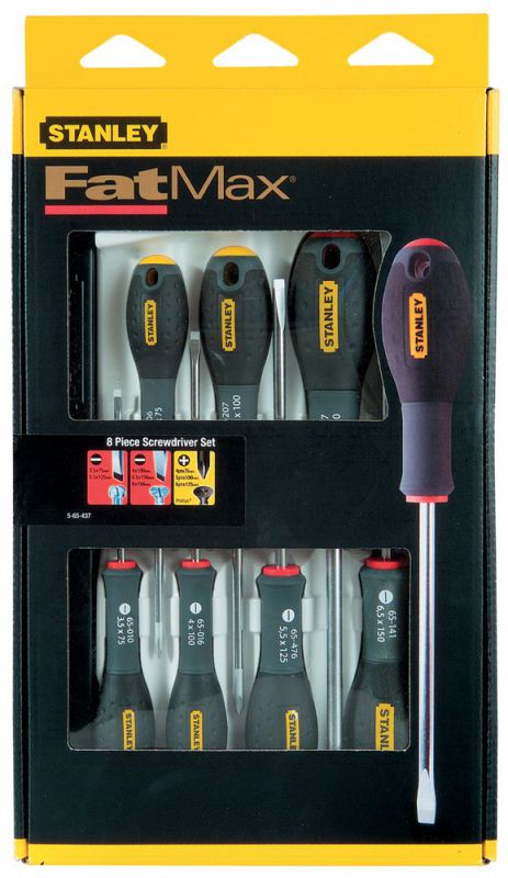 Stanley Schr.dr.-Set FatMax 8-tlg, PH - 0-65-437