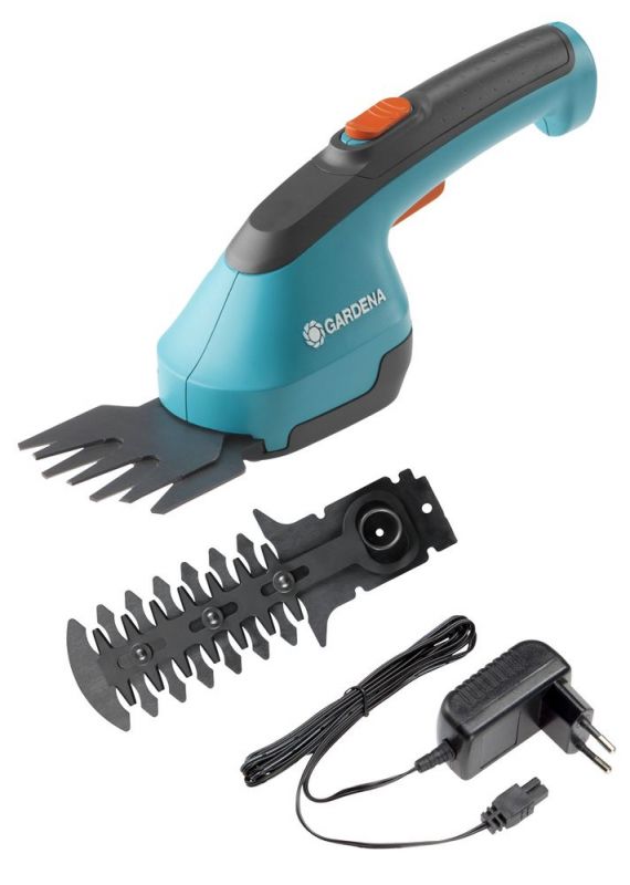 GARDENA 09883-34 ensemble de cisailles à gazon sans fil AccuCut Li + cisaille à arbustes