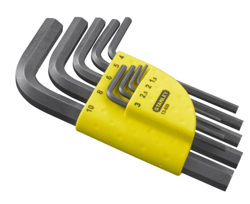 Stanley Stiftschluessel-Set 9-tlg. kurz - 1-13-929