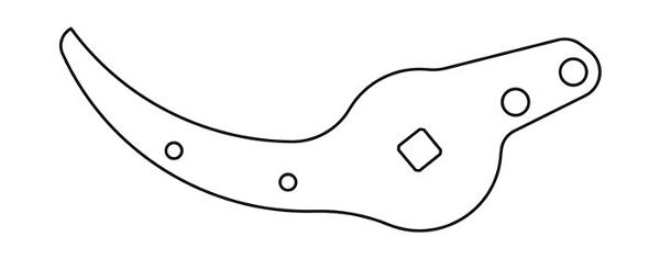 FELCO 100/4 Ersatz-Gegenklinge