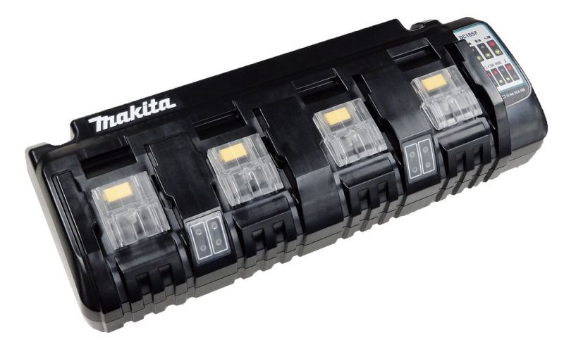 Makita Chargeur 4 batteries Makstar Li-Ion 14,4 à 18 V - DC18SF - 196426-3