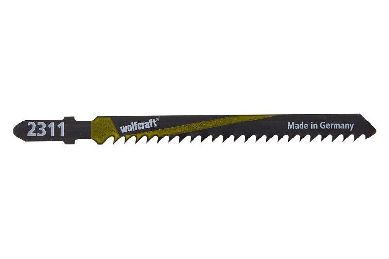 wolfcraft Lames de scie sauteuse HCS, empreinte en T, bois, coupe rapide, grossière-2311000