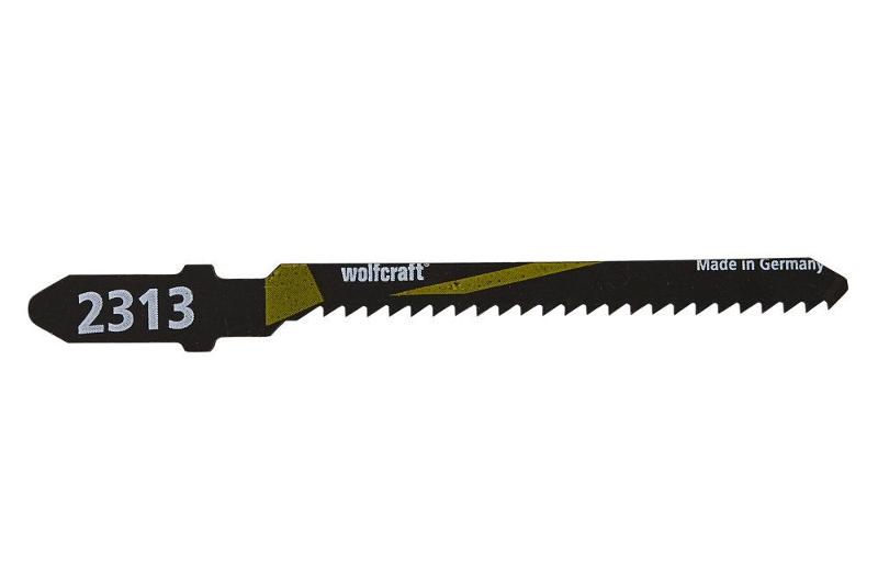 wolfcraft Lames de scie sauteuse HCS, empreinte en T, bois, coupe courbe-2313000