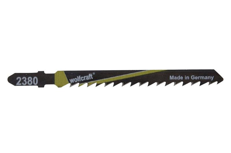 wolfcraft Lames de scie sauteuse HCS, empreinte en T, bois, coupe rapide, grossière-2380000