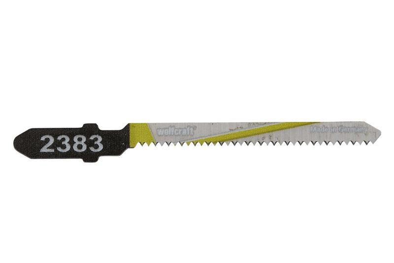 wolfcraft Lames de scie sauteuse HCS, empreinte en T, bois, coupe courbe nette-2383000