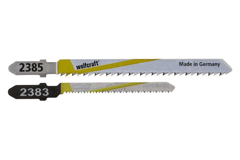 wolfcraft Kit de lames de scie sauteuse 5 pièces, empreinte en T, bois avec clous et plastique-2383100