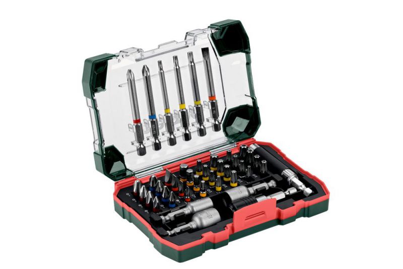METABO Jeu d'accessoires - SP, 43 pièces (embouts, douilles, porte-embouts) (626719000)