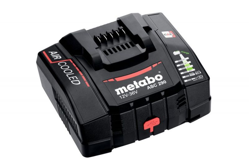 METABO Chargeur rapide ASC 290, 12-36 V, « AIR COOLED » EU (627370000)