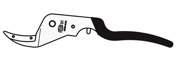FELCO 31/2 Griff ohne Amboss für Felco 31