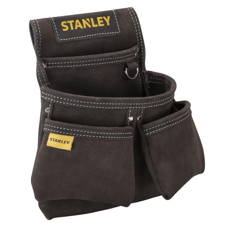 Stanley Werkzeug- u. Nageltasche doppelt Leder - STST1-80116