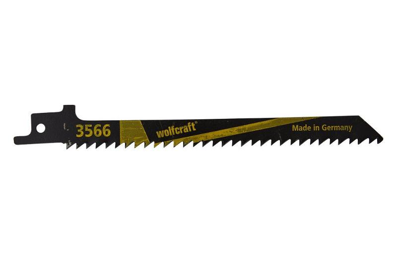 wolfcraft 2 lames de scie sabre HCS L=152mm