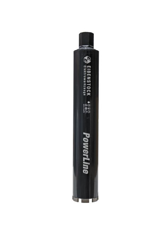 EIBENSTOCK Couronnes de forage diamantées à eau 1¼" Powerline, Ø 82 mm, longueur utile 450 mm - 36E08200