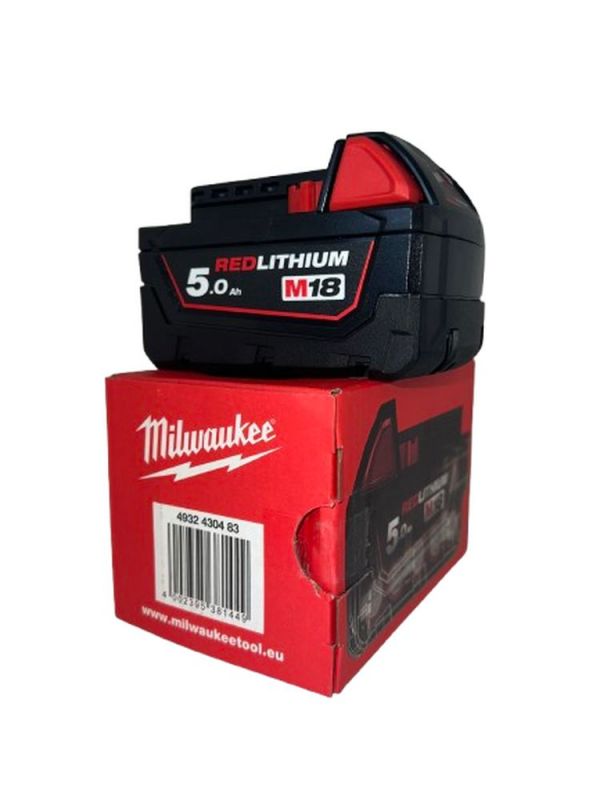Milwaukee Akku 5.0 Ah Li-Ion M18B5 - 4932430483