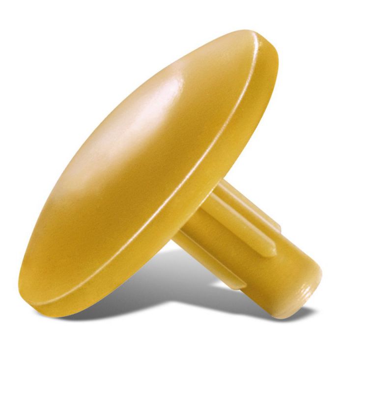 SPAX Kunststoff-Abdeckkappen für Universalschraube mit Kopfbohrung, ocker, 500 Stück - 5000009300009