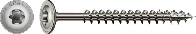 SPAX Vis à bois acier inoxydable A2,8 x 80 mm,1 Stk. - sans emballage