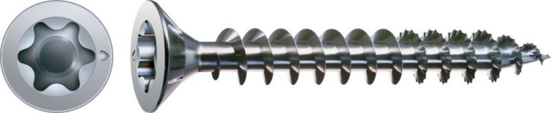 SPAX Universalschraube, 3 x 16 mm, 100 Stück, Vollgewinde, Senkkopf, T-STAR plus T10, S-Spitze, WIROX - 4191010300162