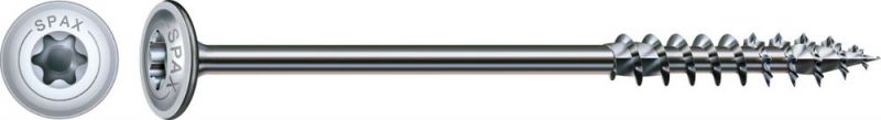SPAX HI.FORCE, 6 x 180 mm, 20 pièces, filetage partiel, tête plate, T-STAR plus T30, 4CUT, WIROX - 4251010601812