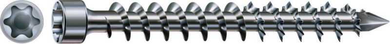 Spax IN.FORCE, 8 x 220 mm, 50 unités, Filetage total, Tête cylindrique, T-STAR plus T40, Pointe CUT, WIROX - 1221010802205