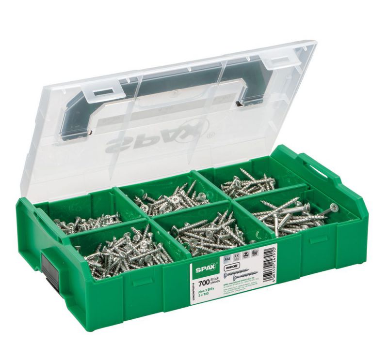 Spax Coffret de montage L-BOXX Mini WIROX, 1 Stk. - Boîte L