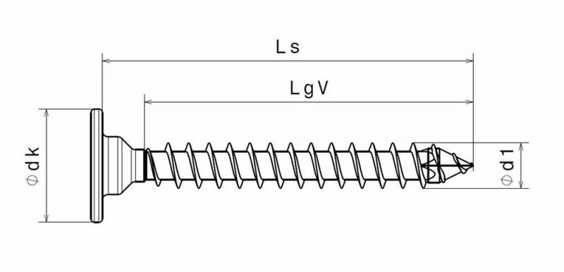 Spax Vis universelle WIROX , 3 x 20 mm, 25 Stk. - Carton L