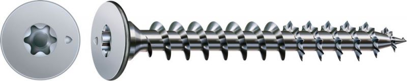 SPAX Flachrückwandkopf für Rückwände, 3,0 x 25, 75 Stück, Vollgewinde, Rückwandkopf, T-STAR plus, 4CUT, WIROX - 4151010300252