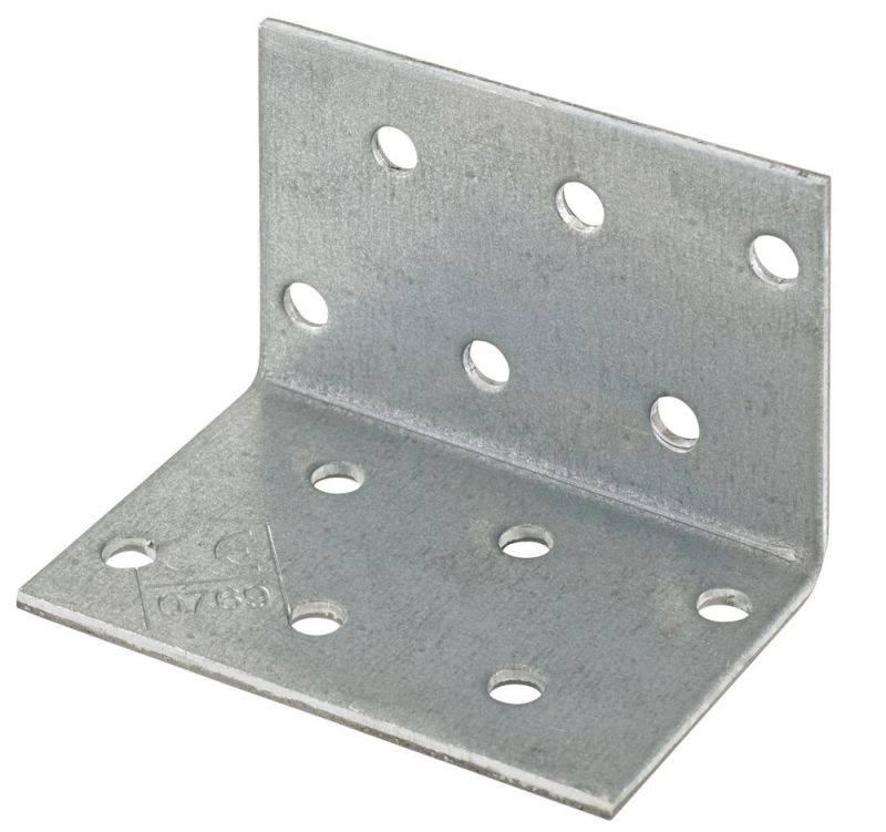 SPAX Équerre à plaque perforée SPAX SXANP isocèle, 60 x 60 x 40 x 2,5 mm, 150 unités - SXANP25664