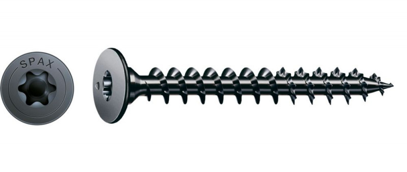 SPAX Flachrückwandkopf für Rückwände, 3,0 x 30 mm, 300 Stück, Vollgewinde, Rückwandkopf, S-Spitze, WIROX - 0151040300303