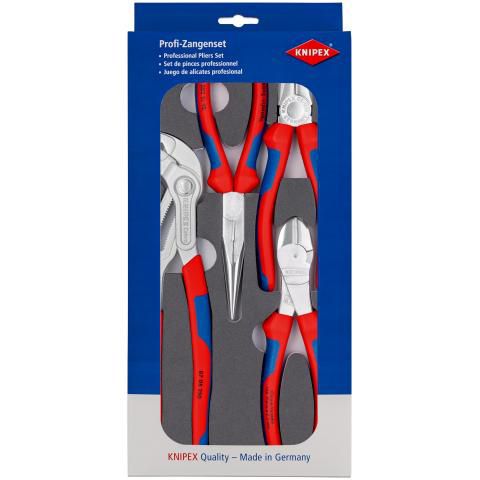 KNIPEX (00 20 01 V17) KNIPEX Zangen-Set "Basic Chrom"