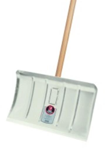 IDEAL Chasse-neige 350x450 en métal léger avec manche en bois dur