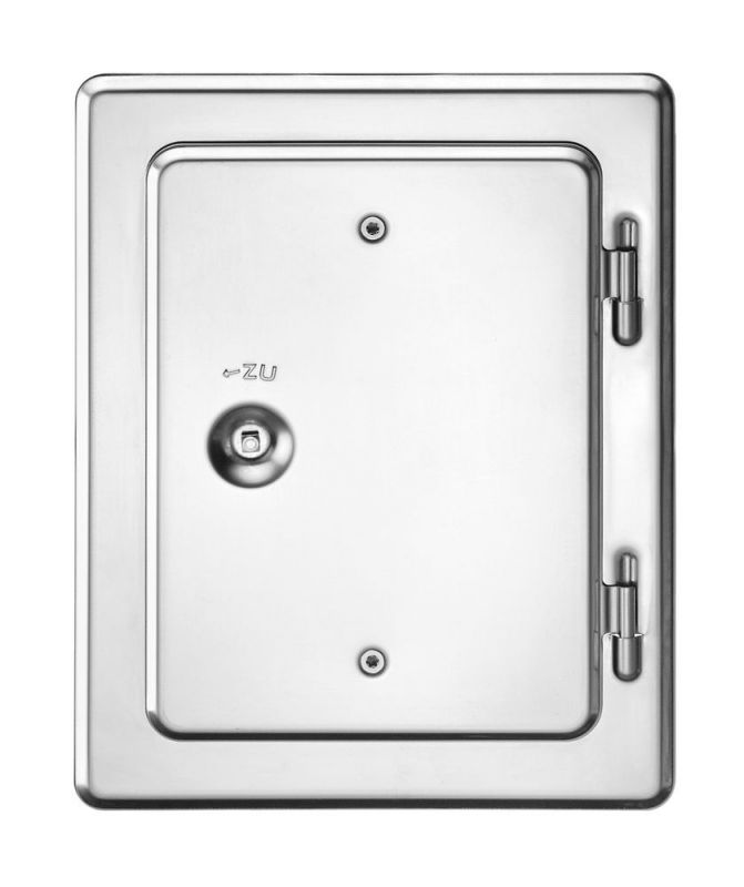 UPMANN porte de cheminée K20/4 blanc 14x20 V2A - 10123