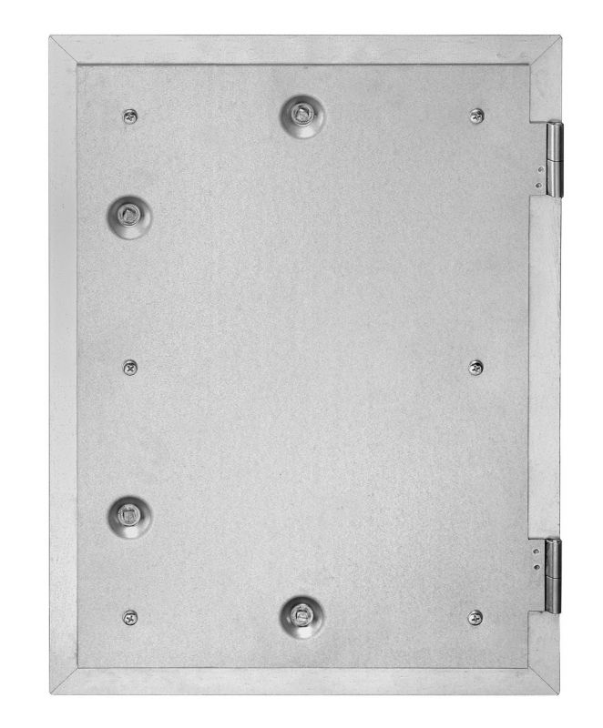 UPMANN Kamintür Blowerdoor K6740 V2A 19,6x27,6 40mm Schieberahmen - 10726