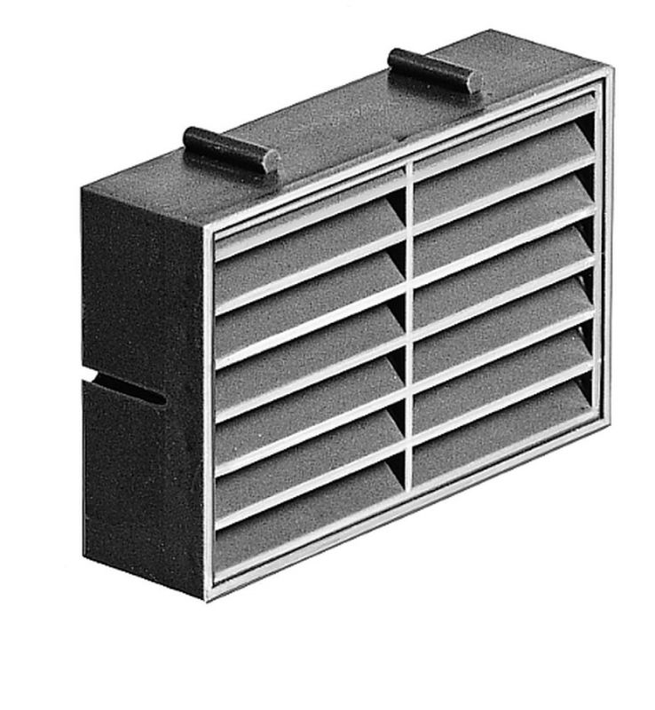 UPMANN Mauerlüfter m. Fliegendraht DF je Beutel(5 Stück)dunkelbraun - 50657