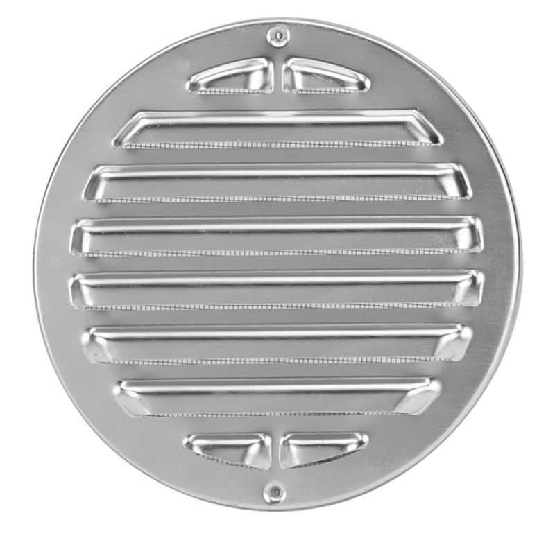 UPMANN Wetterschutzgitter Alu eloxiert D 150 mit Fliegendraht - 54581