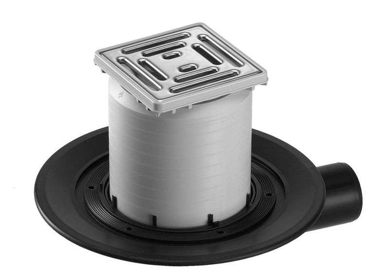 UPMANN Siphons de balcon et de terrasse DN50 mm / horizontal - 80120