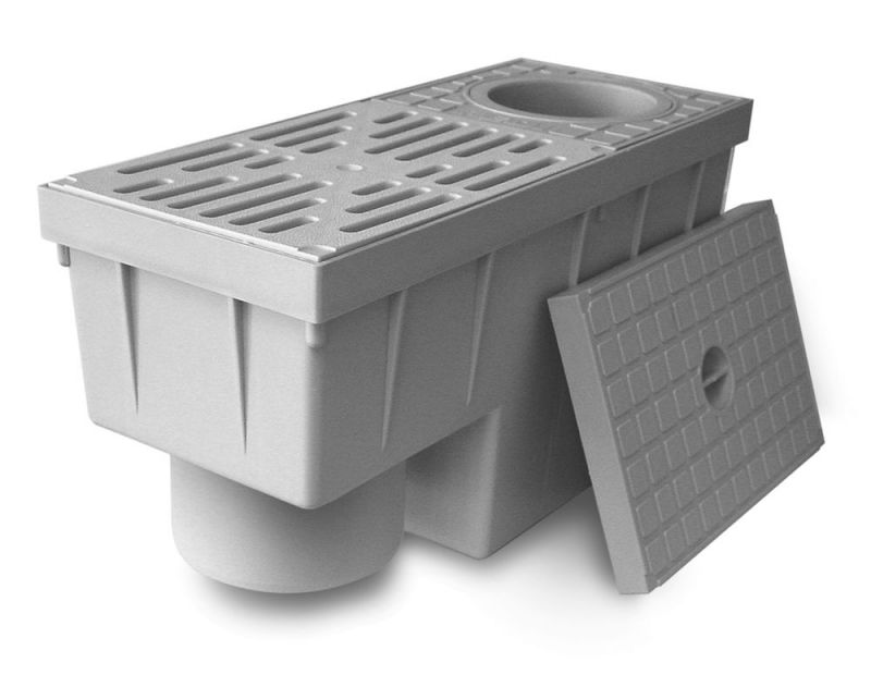 UPMANN Regensinkkasten für FallrohreD 75 -110 mm 380x156x197 mm - 80270