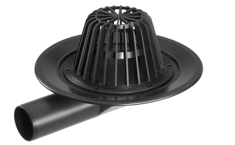 UPMANN Flachdachabläufe DN 70 mm / waagerecht - 80477