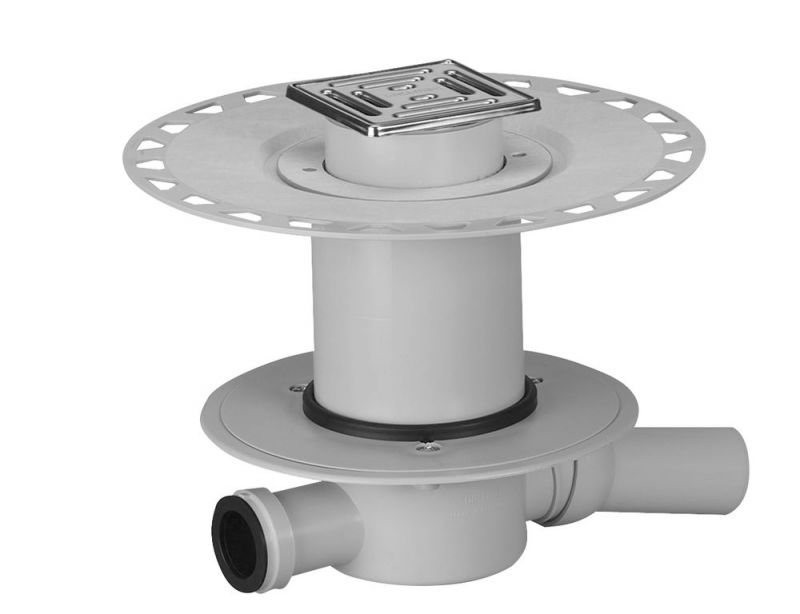 UPMANN Dünnbett-Ablauf-Set, DS-10 waagerecht - 80550