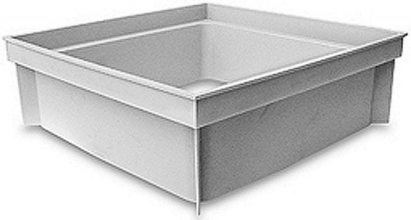 Rallonge de regard UPMANN PVC hauteur 10 cm, 30x30 cm - 80576