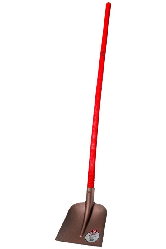 IDEAL Ruhr Brillant Stabil Holsteiner Aluschaufel mit Fiberglas-Langstiel 135 cm - 04040529