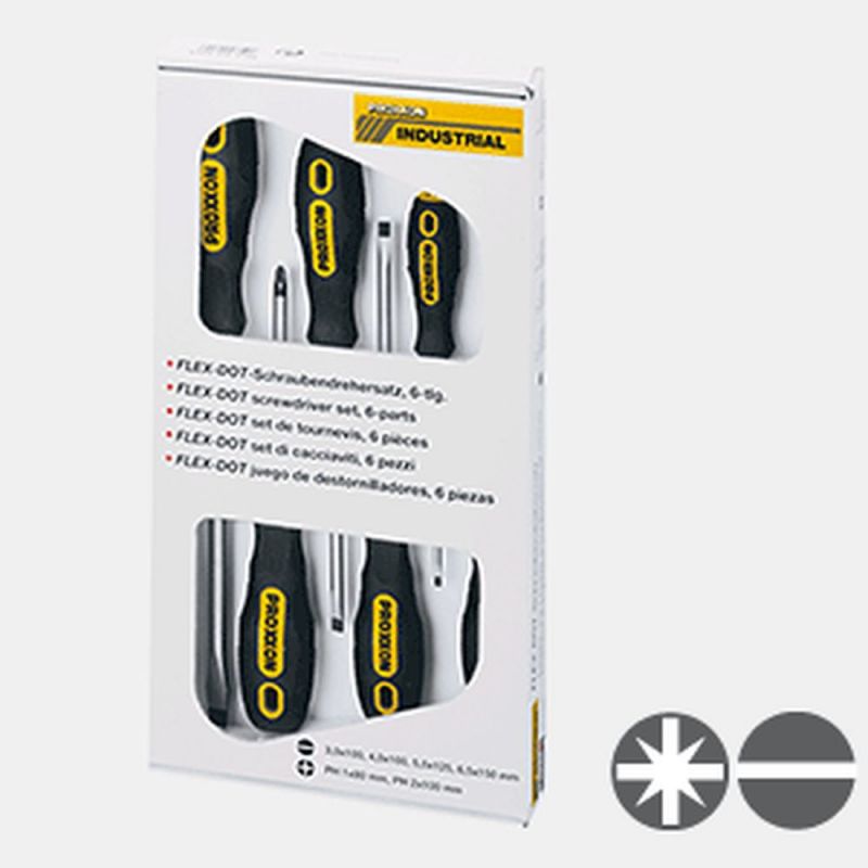 PROXXON Schraubendrehersatz FLEX-DOT (6-teilig) - 22606