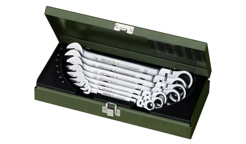 PROXXON MicroSpeeder-Satz mit Gelenk, 8 bis 19 mm (7-teilig) - 23068
