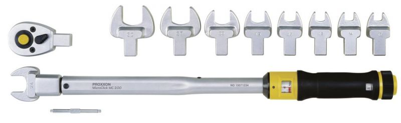 PROXXON MicroClick-Drehmomentschlüssel MC 200-Multi, 40 - 200 Nm, 1/2" - 23342