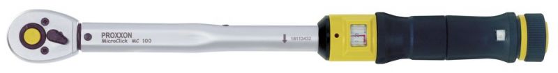 PROXXON MicroClick-Drehmomentschlüssel MC 100, 20 - 100 Nm, 3/8" - 23351