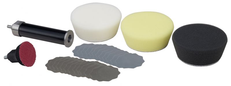 PROXXON Profi-Schleif- und Polierset mit Schleifteller Ø 30 mm und 80 mm Verlängerung - 29070