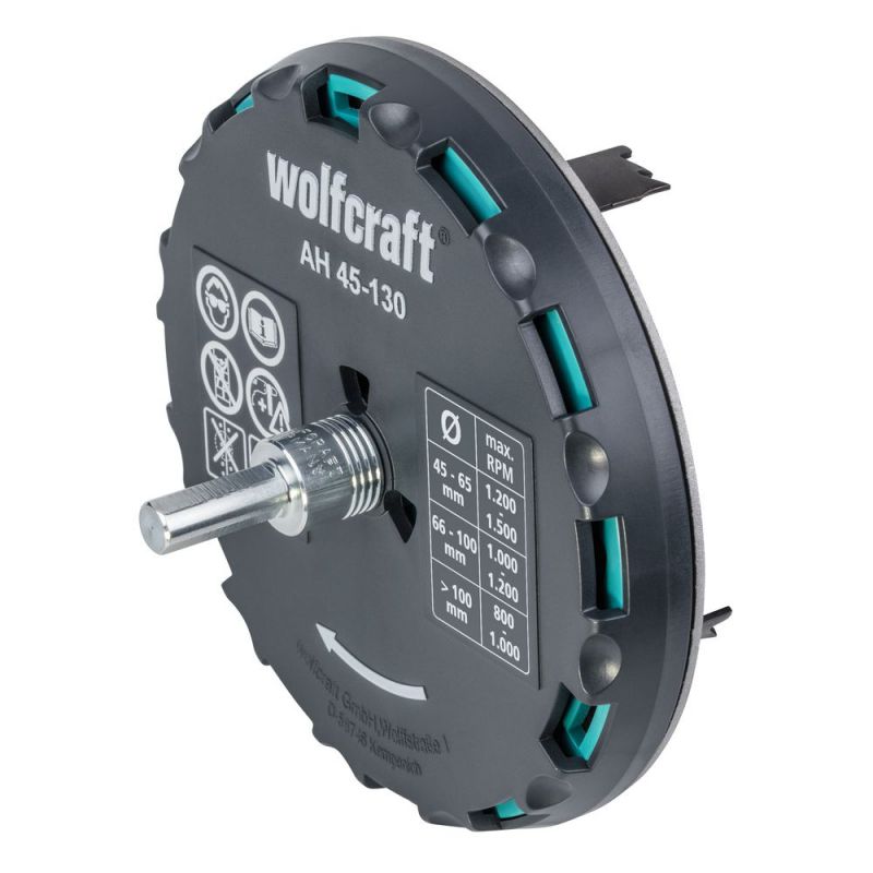wolfcraft 1 AH 45-90 Lochsäge verstellbar ø45-90mm - 5977000