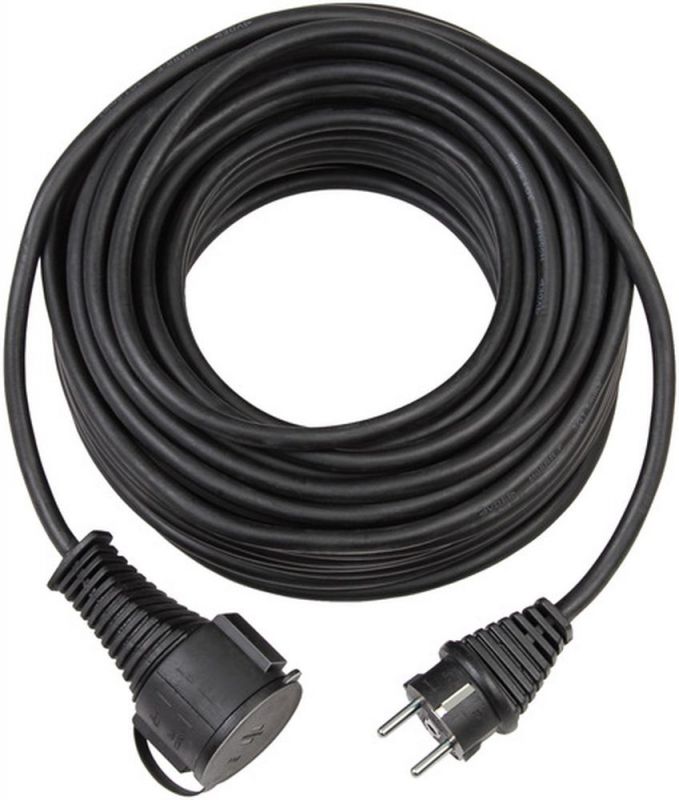 Brennenstuhl Câble en caoutchouc de qualité IP44 5m noir