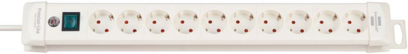 Brennenstuhl Multiprise Premium-Line 10x blanc 3m H05VV-F 3G1.5