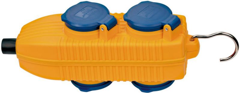 Brennenstuhl Bloc d'alimentation prise 230V/16A IP54 4 voies - 1081070010