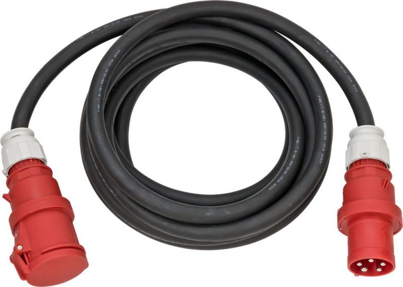 Brennenstuhl Rallonge 10m H07RN-F5G16.0 (fiche et prise CEE400V/63A IP44) - 1167630100