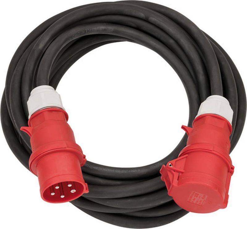 Brennenstuhl Rallonge 10m H07RN-F5G6.0 (fiche et prise CEE400V/32A IP44) - 1167320100